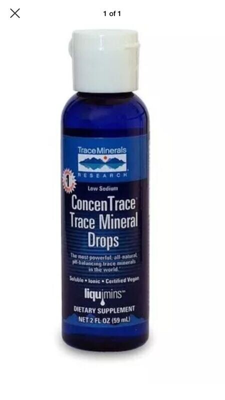 TRACE MINERALS ConcenTrace Mineral Drops 2 Fl. Oz.