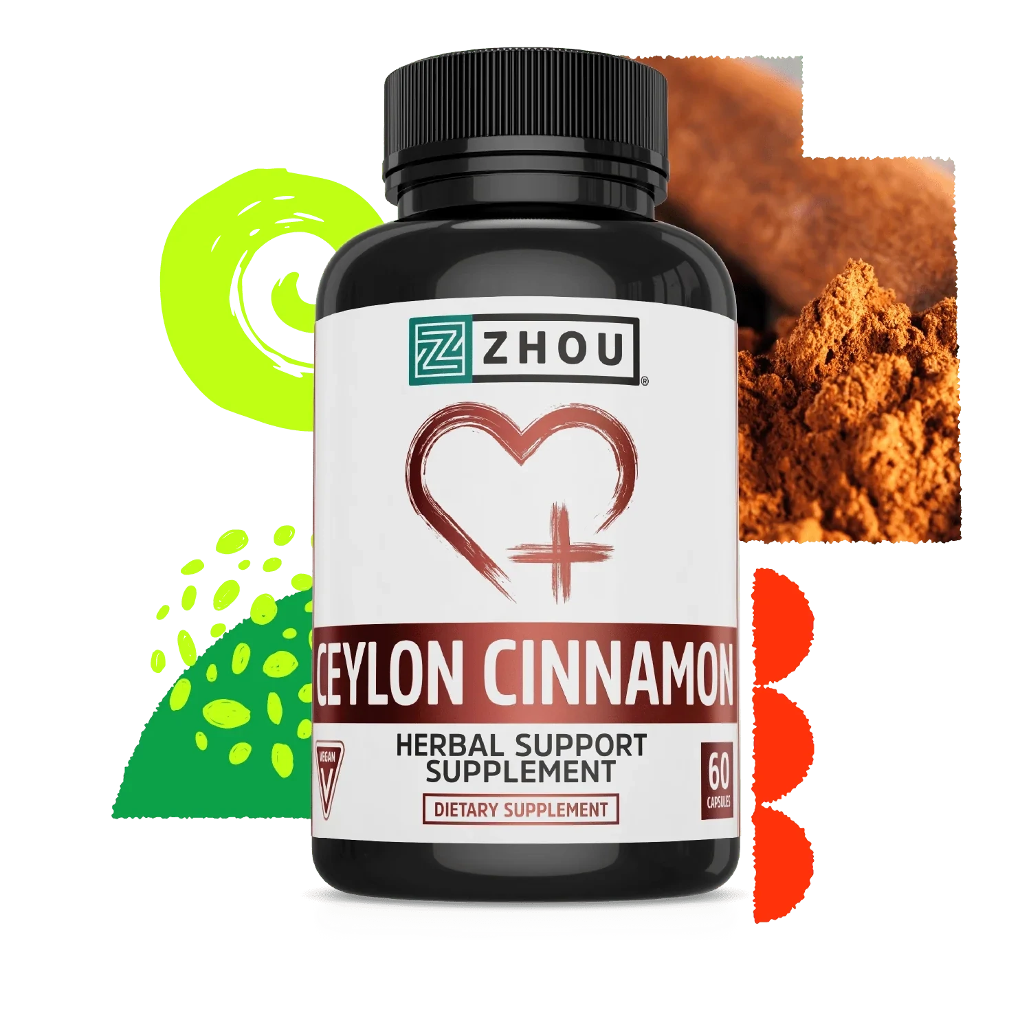 Zhou Ceylon Cinnamon 60 caps