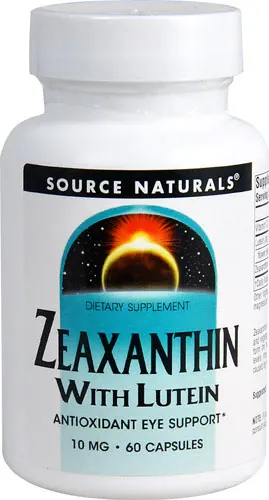 Source Naturals Zeaxanthin with Lutein 10 mg 60 count