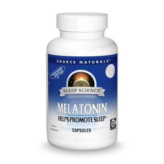 SOURCE NATURALS Vegan True Melatonin 3 mg. 60 Veg. Caps.