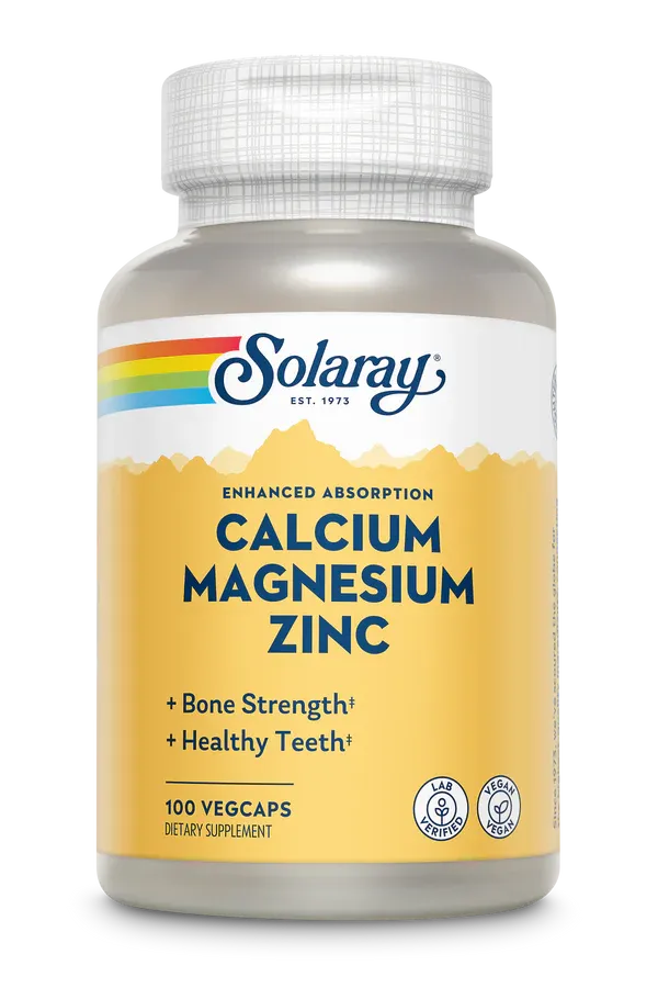 SOLARAY Cal-Mag-Zinc 100 Veg. Caps.