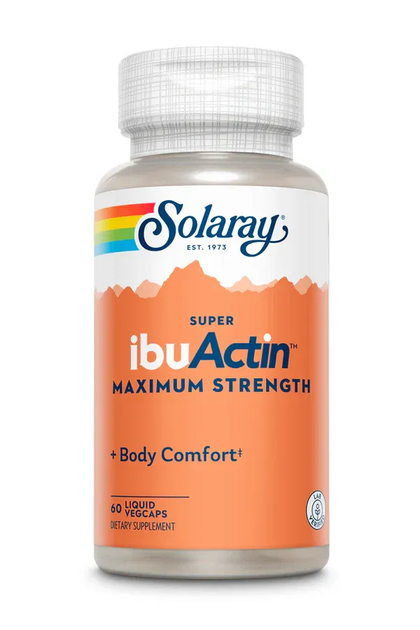 SOLARAY Super IbuActin Max Strength. 60 Liq Vcaps