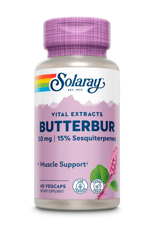 Solaray Butterbur 50 mg 60 vegetarian caps