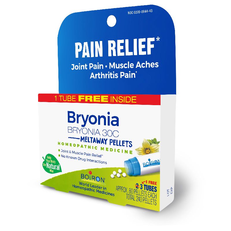 BOIRON Bryonia 30C Meltaway Pellets 3 tubes