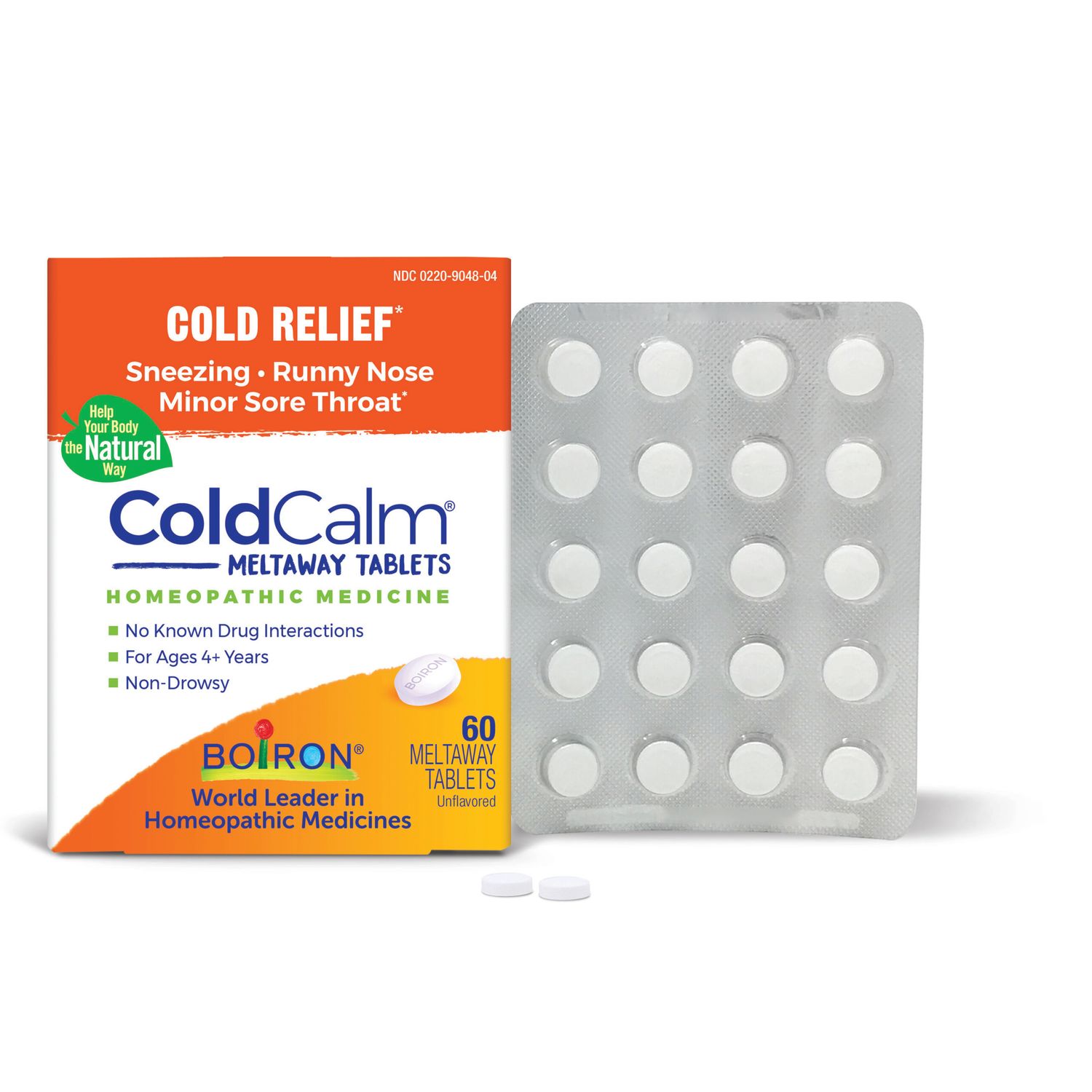 BOIRON Cold Calm 60 Quick Dissolving Tabs.