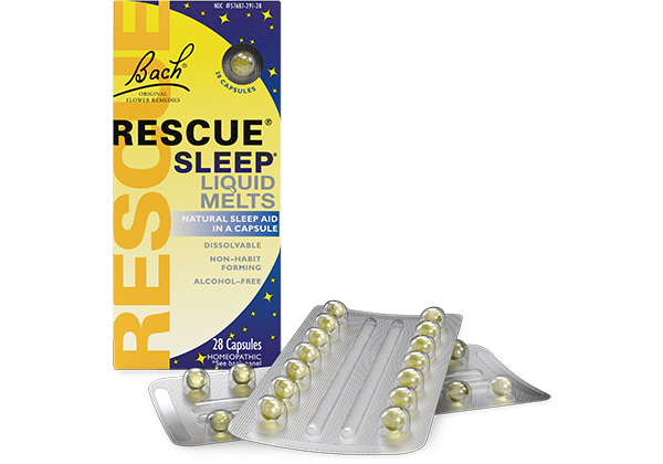 Bach Rescue Sleep liquid melts 28 caps