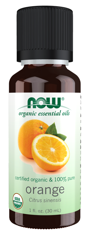 NOW Organic Orange Essentail Oil 1 Fl. Oz.