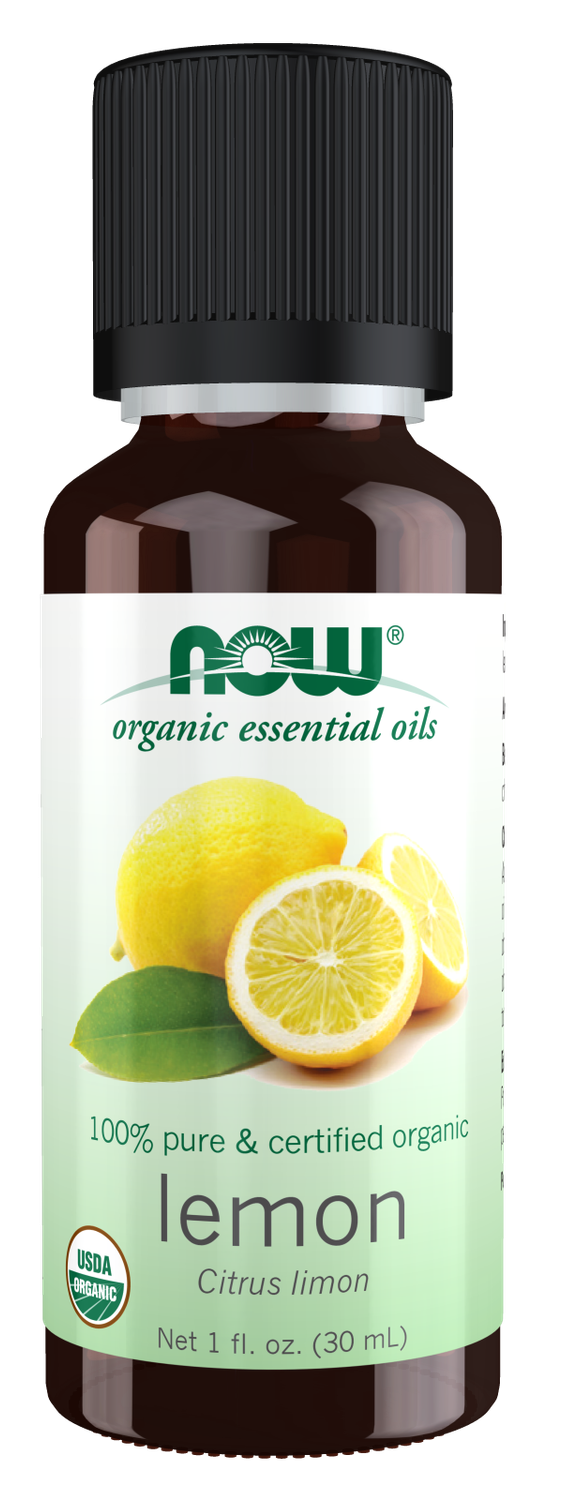 N.O.W. Org. Lemon Essent. Oil 1 Fl. Oz.