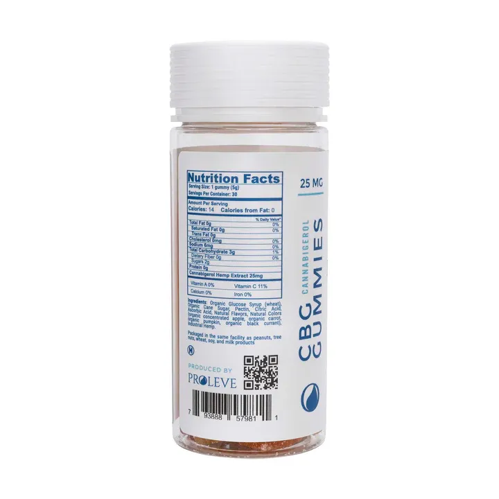 Proleve 25mg CBG Gummy Slices 30ct