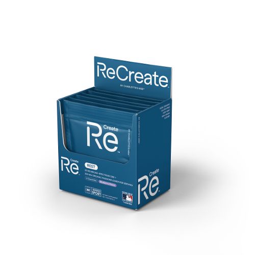 Re Create by Charlotte&#39;s Web Rest Broad Spectrum CBD 25mg + Passionflower Gummies 6 count