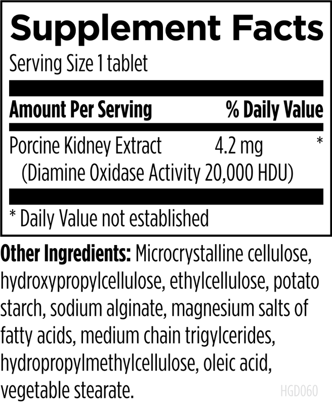 Designs For Health HistaGest-DAO - 60 tablets