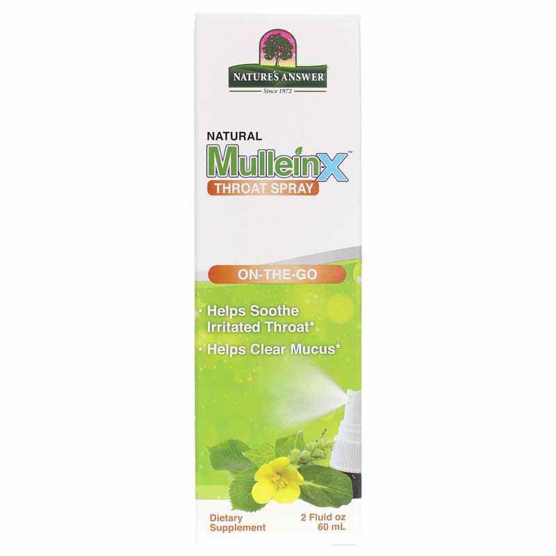 Nature&#39;s Answer Mullein X Throat Spray 2oz