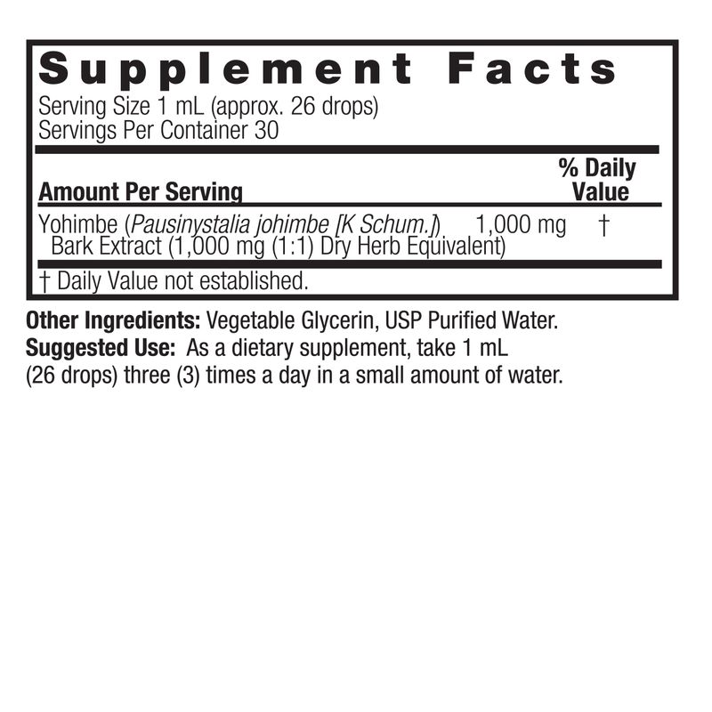 Nature's Answer Yohimbe Bark 1oz