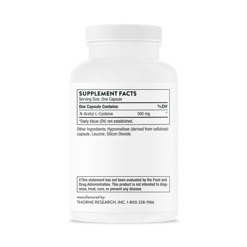 Thorne NAC 500mg - 90 capsules