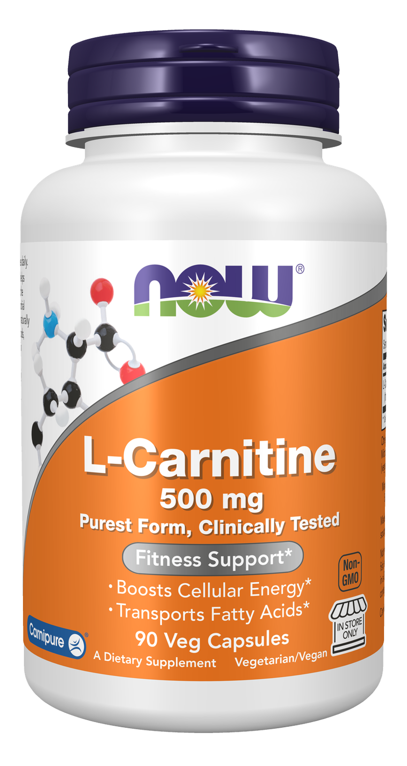 NOW L-Carnitine 500mg 90vc