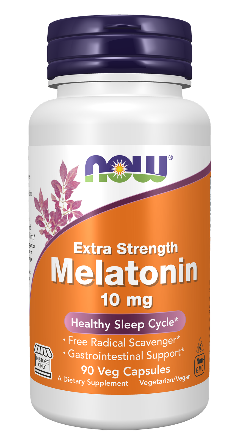 NOW Extra Strength Melatonin 10mg 90 vc