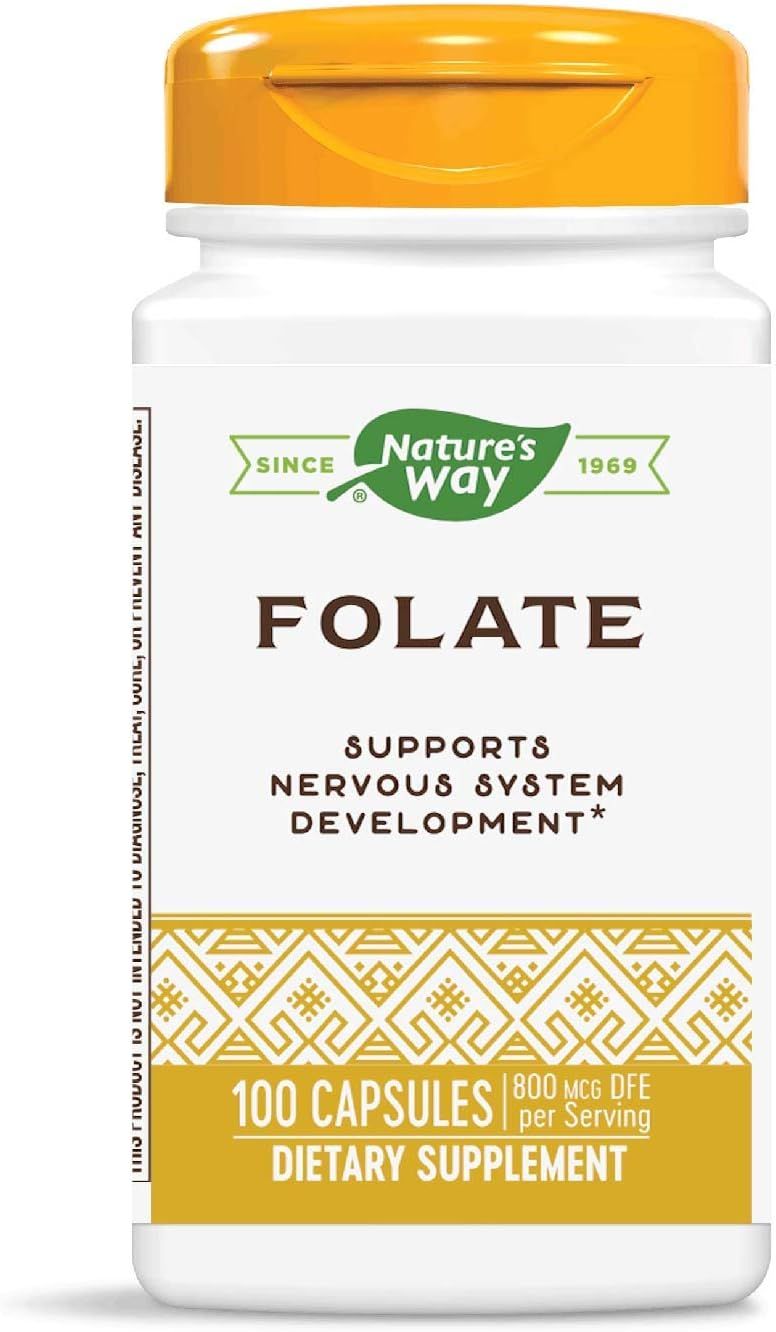 Nature&#39;s Way Folate 100cap