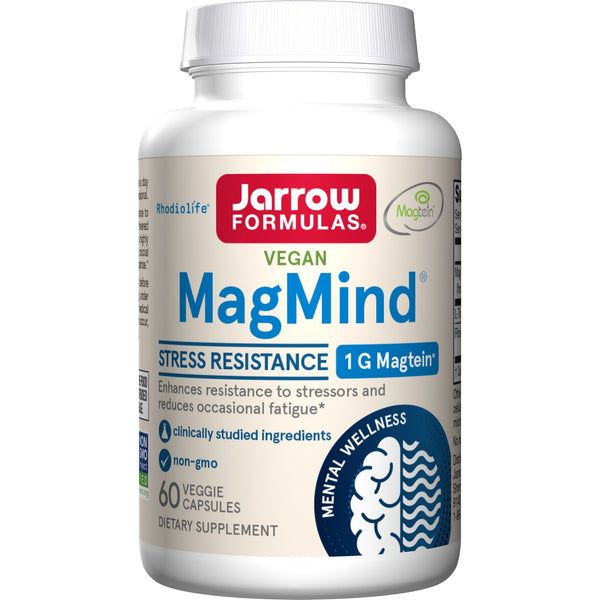 Jarrow MagMind Vegan-1mg Magtein - 60 veggie capsules