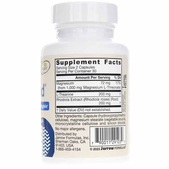 Jarrow MagMind Vegan-1mg Magtein - 60 veggie capsules