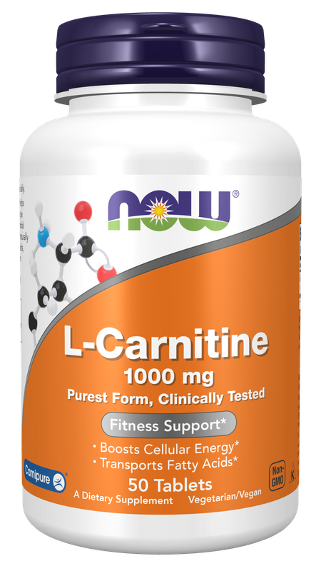 NOW L-Carnitine 1000mg 50 tabs