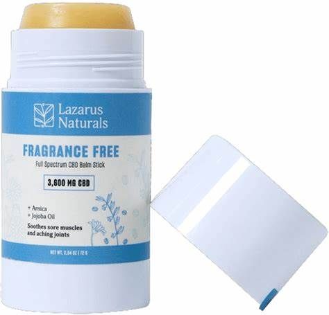 Lazarus Naturals Fragrance Free Full Spectrum CBD Roll On 3,600mg 2.54oz
