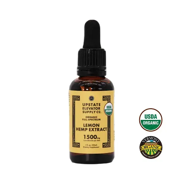 Upstate Elevator Lemon Hemp Extract 1500mg 1oz