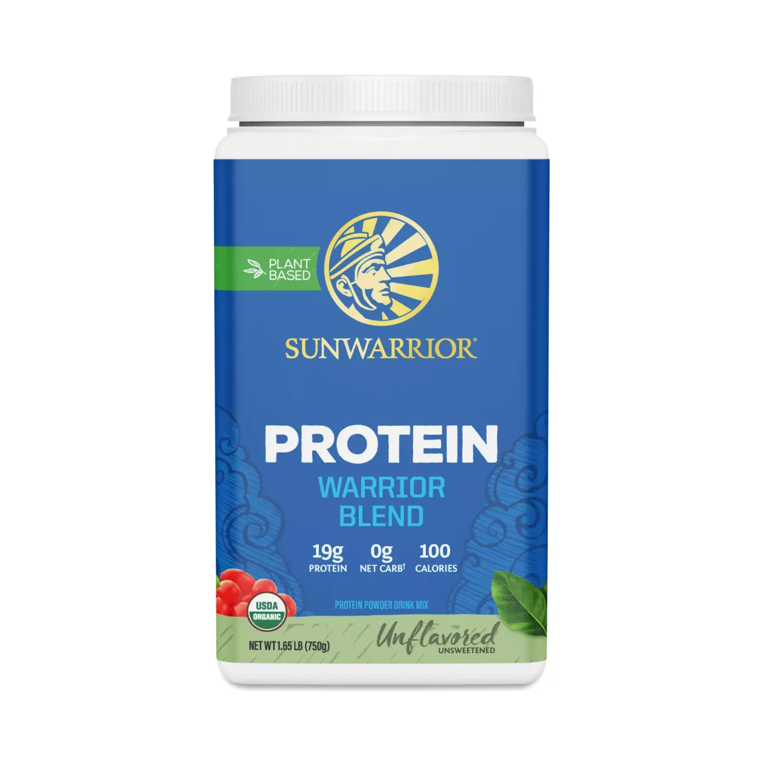 SUNWARRIOR  Warrior Blend Protein Natural (No Stevia Added)