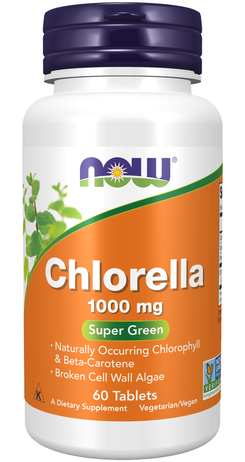NOW Chlorella 1000mg 60 tabs