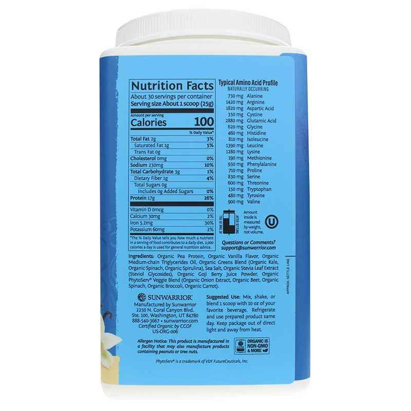 Sunwarrior Warrior Blend Chocolate Protein + Greens 750g
