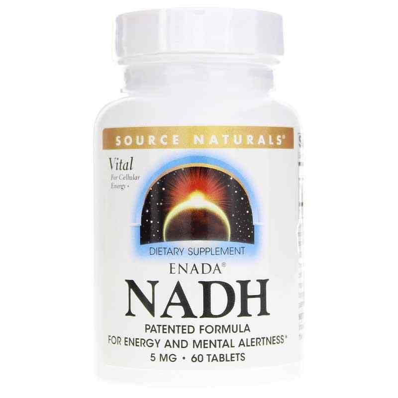 SOURCE NATURALS  NADH 5 mg. 60 Tabs.