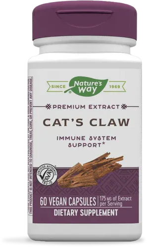 NATURE&#39;S WAY Cats Claw 60 Vegan Caps.