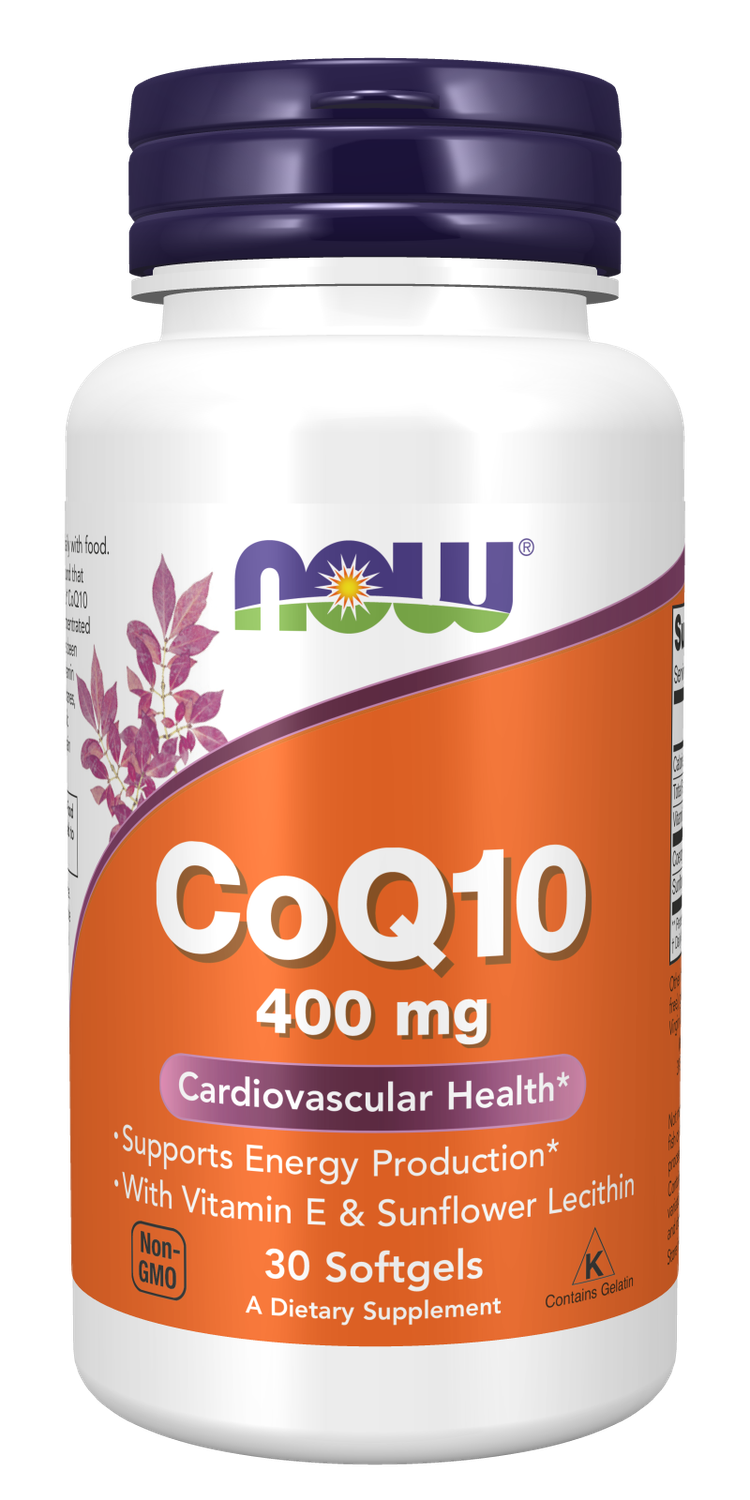 NOW CoQ10 400 mg. 30 S.G.