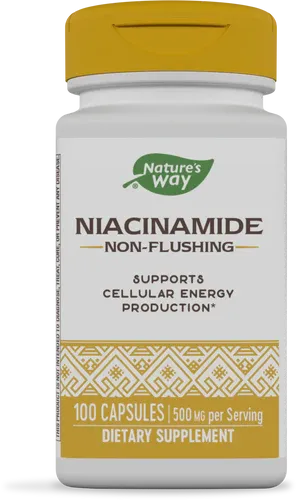 NATURE&#39;S WAY Niacinamide 500 mg. 100 Caps.