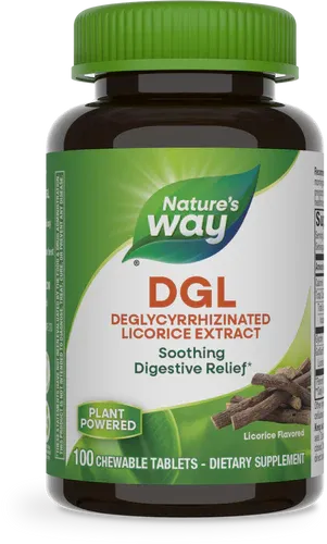 NATURE&#39;S WAY   DGL  100 Chewable Tabs