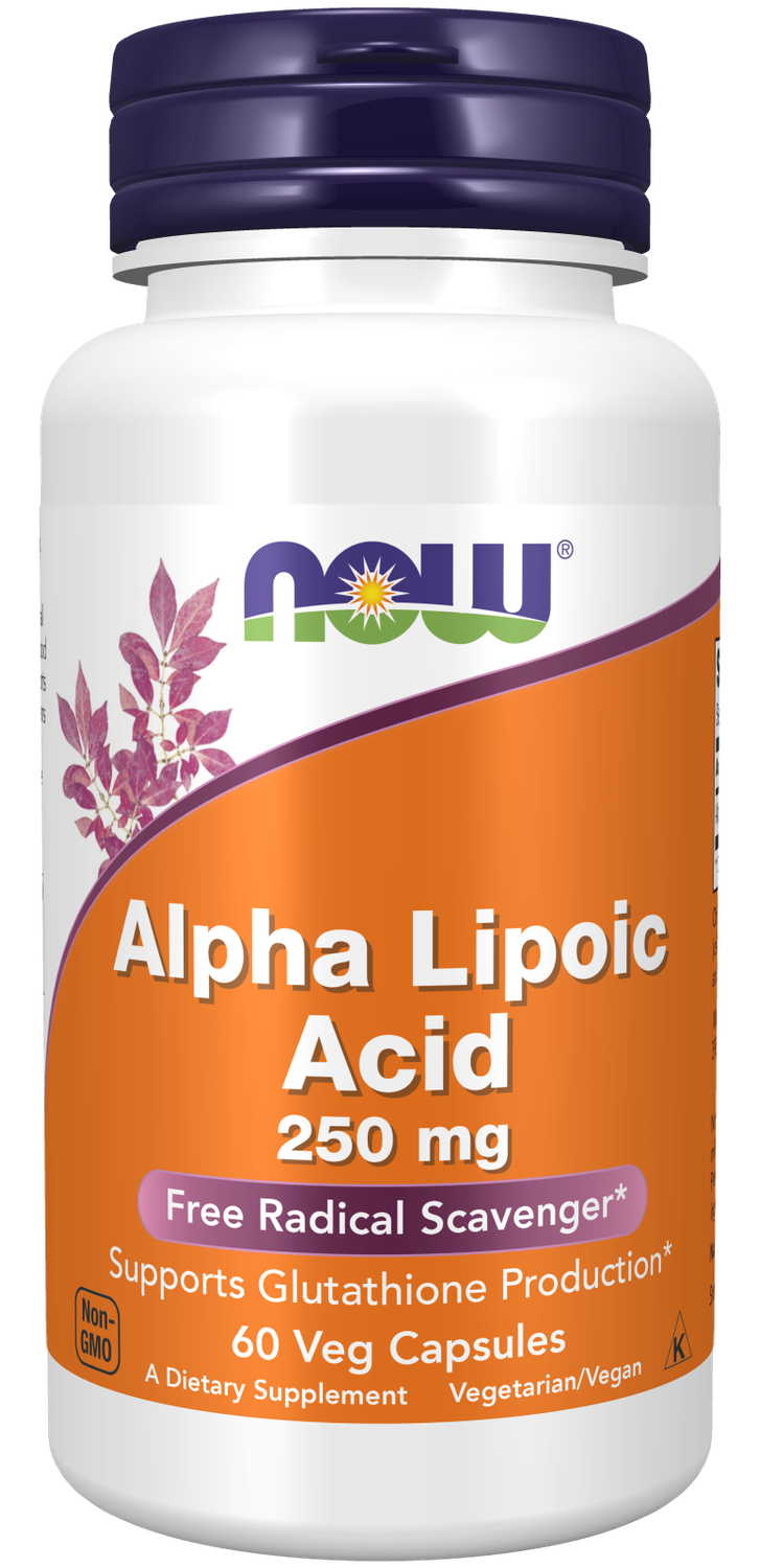 NOW Alpha Lipoic Acid 250mg 60. Veg. Caps.