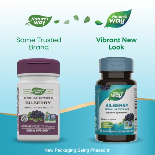 Nature's Way Bilberry 90 Veg Caps