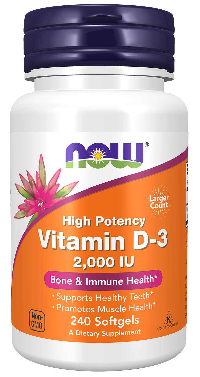 NOW Vit. D-3 2000 I.U. 240 S.G.