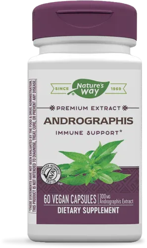 NATURE&#39;S WAY Standardized Andrographis 60 Veg. Caps