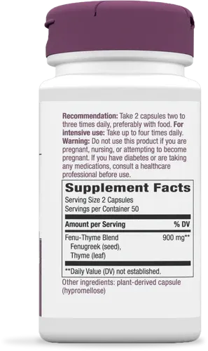 NATURE'S WAY Fenu-Thyme 450 mg. 100 Veg. Caps.