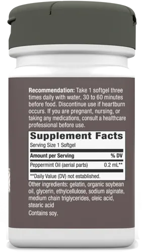 NATURE'S WAY Pepogest Enteric-Coated Peppermint Oil 60 sg