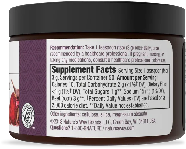 NATURE'S WAY Beet Root Pwdr. 5 oz.