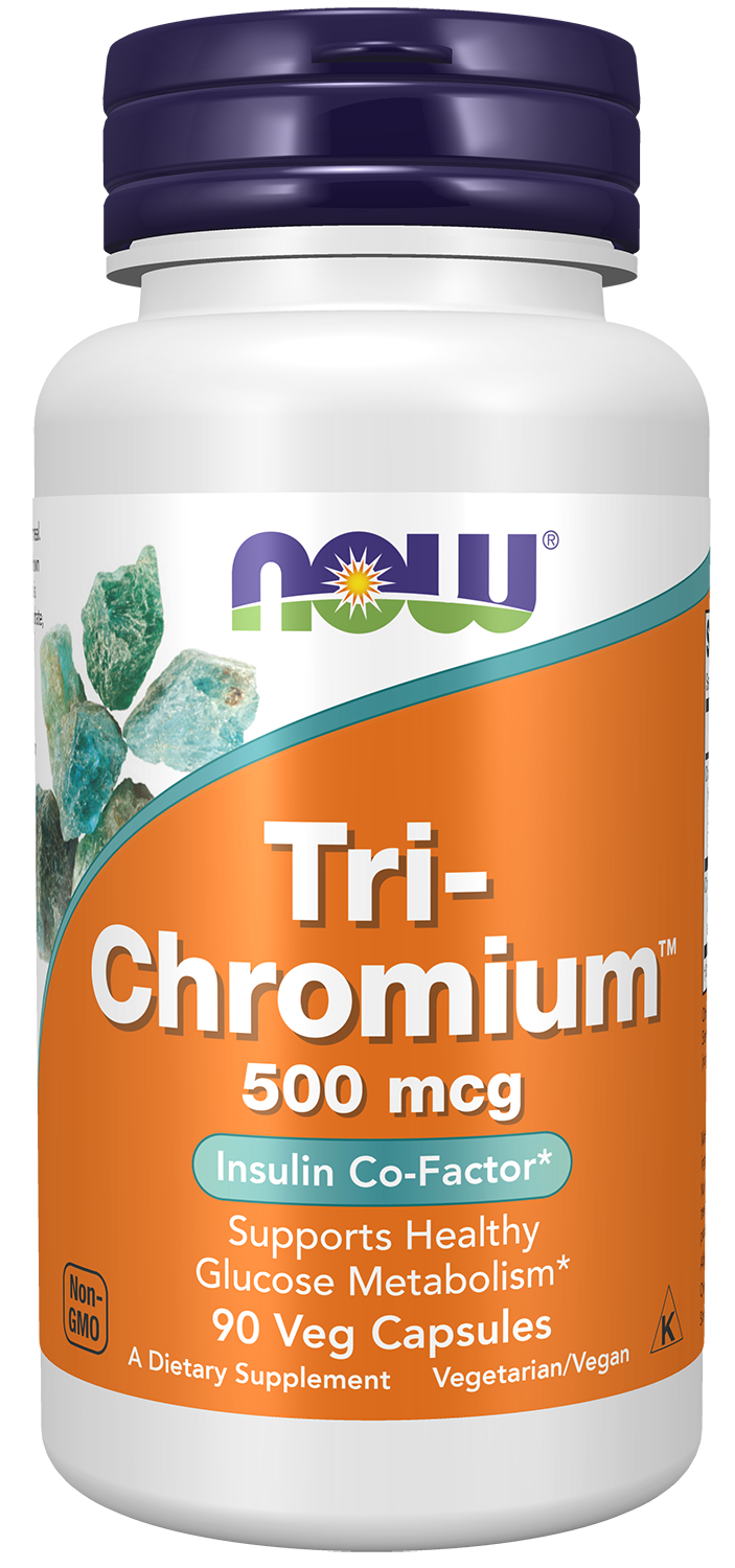 NOW Tri-Chromium 500 mcg. 90 Veg. Caps.