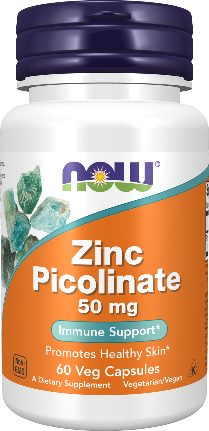 NOW Zinc Picolinate 50 mg. 60 Veg. Caps.