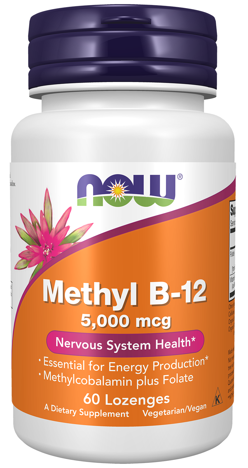 NOW Methyl B-12 5,000 mcg. 60 Lozenges