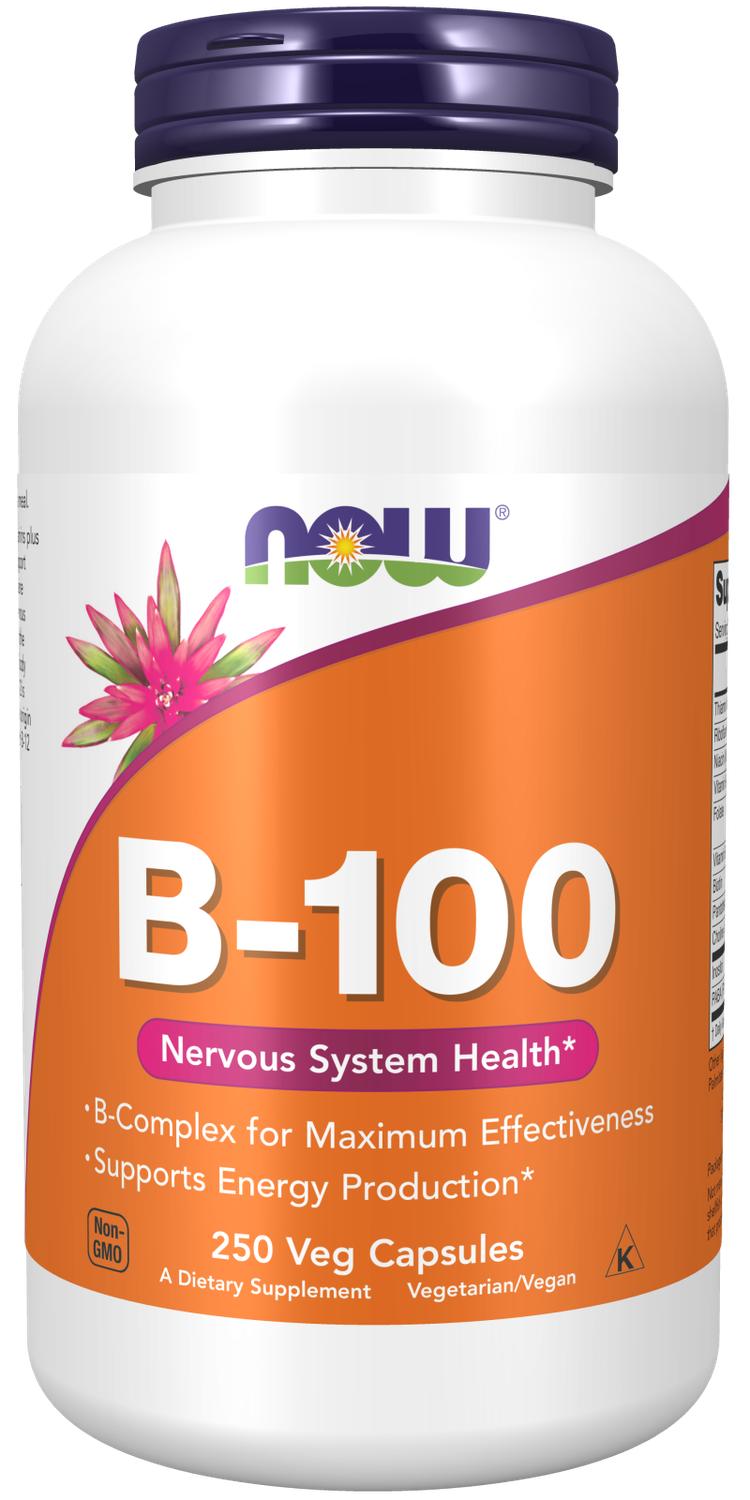 NOW B-100  250 Veg. Caps.