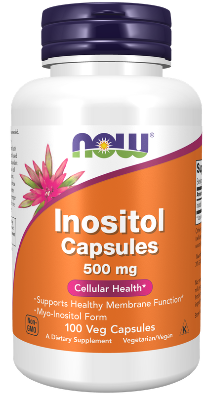 NOW Inositol 500 mg. 100 Veg. Caps.