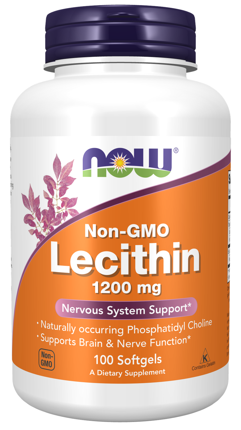 NOW Lecithin 1200 mg. 100 S.G.