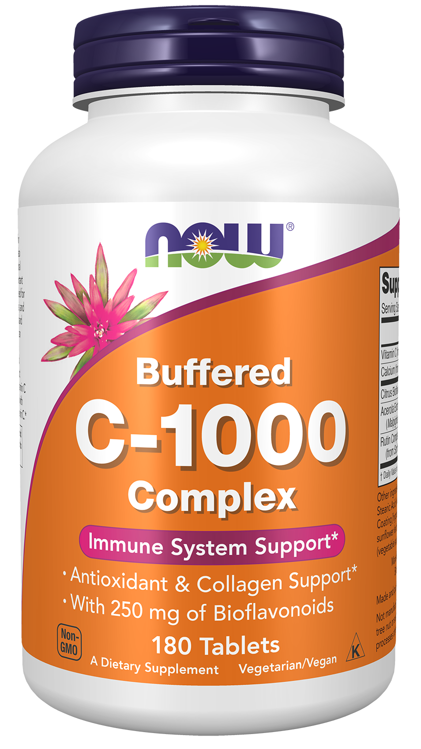 NOW Buffered C-1000 Complex w/250 mg. Bioflav. 180 Tabs.