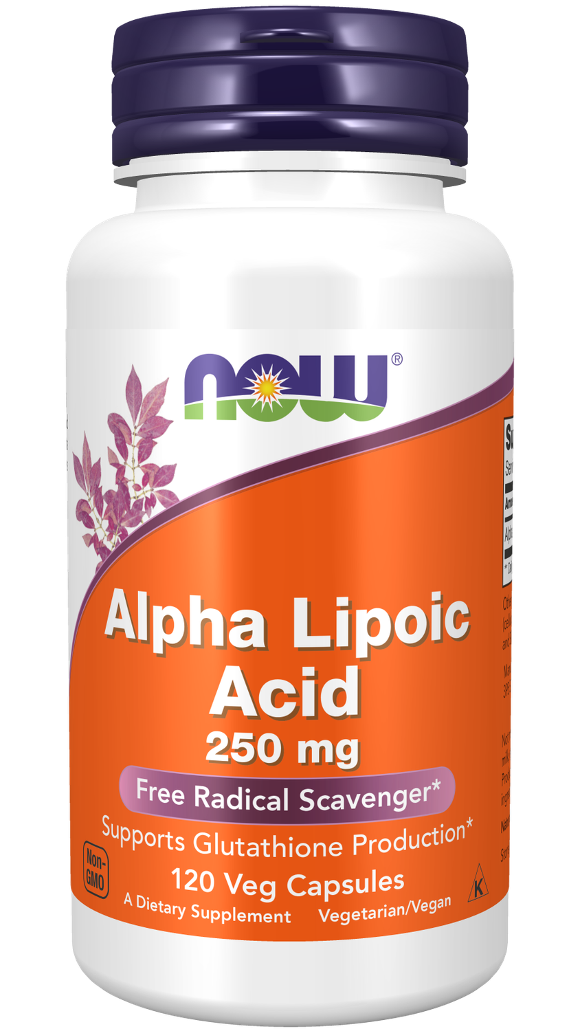 NOW Alpha Lipoic Acid 250 mg. 120 Veg. Caps.