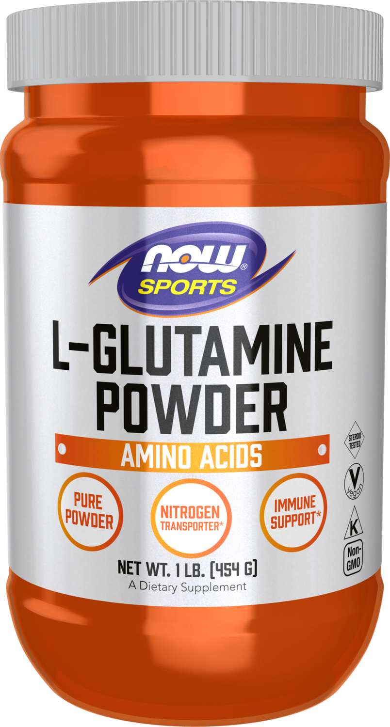 NOW SPORTS L-Glutamine Pwdr. 1 Lb.